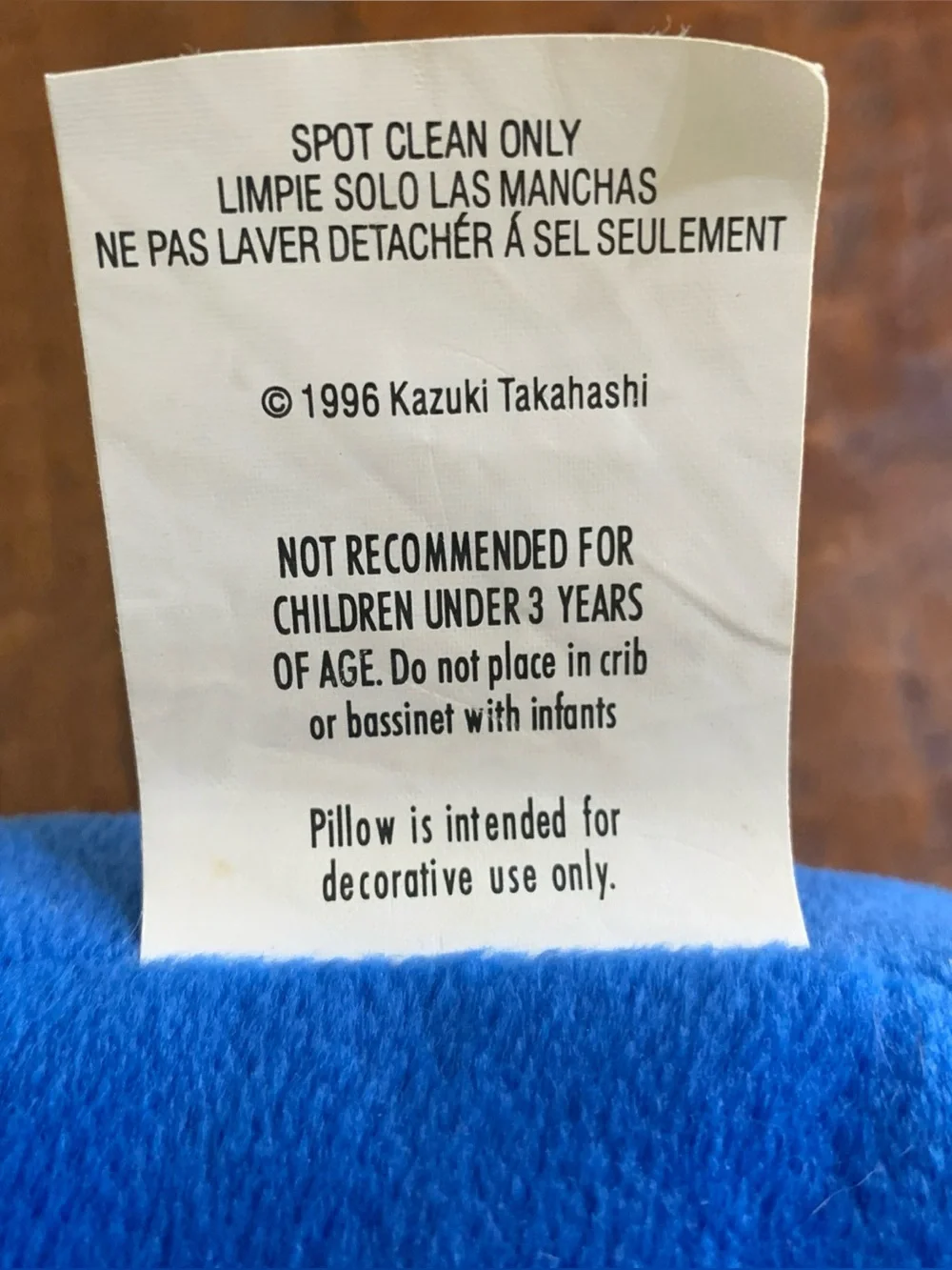 VTG Franco MFG. Co Kazuki Takahashi Yu-Gi-Oh Square Throw Pillow